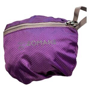Zomake Lightweight Packable Backpack Purple Gray‎ Trim